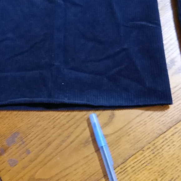 FRENCH CONNECTION 8 Women's Pants CORDUROY PREOWNED USED Navy Blue - Picture 11 of 13